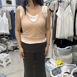 BILLION-L韩国东大门代购㊣女士新品休闲套装套装双层无袖