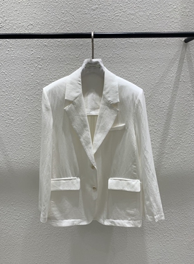 LUCY SALON㊣韩国东大门直邮女装新品休闲时尚26春夏夹克亚麻