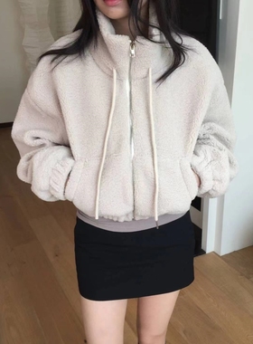 BBOO-T东大门㊣直邮女士新品25秋冬人气休闲时尚真品夹克羊毛