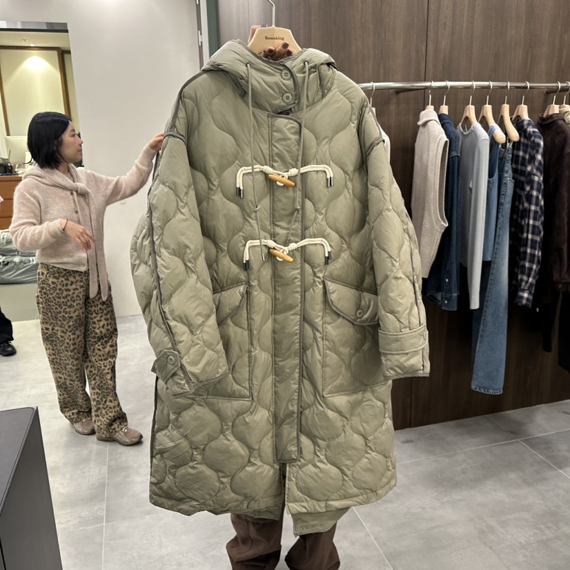 Remaking/URBANSTORY韩国代购㊣女装新品人气长款羽绒服填充