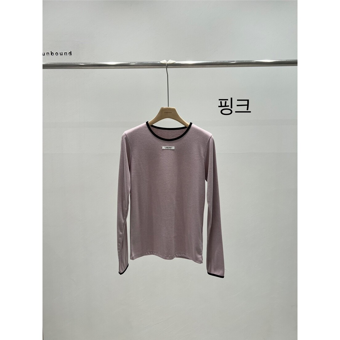 UNBOUND东大门㊣代购女士新品25秋冬热卖休闲推荐时尚长袖T恤