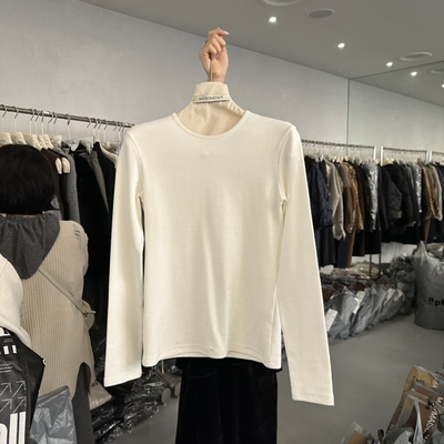 MAISONSTAFF东大门㊣直邮女士新品真品休闲25秋冬热卖长袖T恤