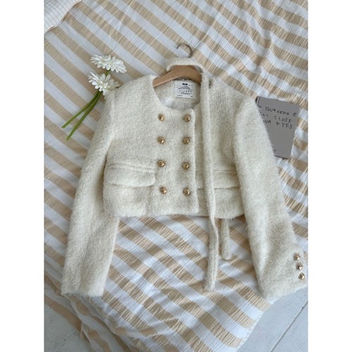 mars东大门㊣代购女装新款25秋冬热卖真品推荐时尚夹克含脖带