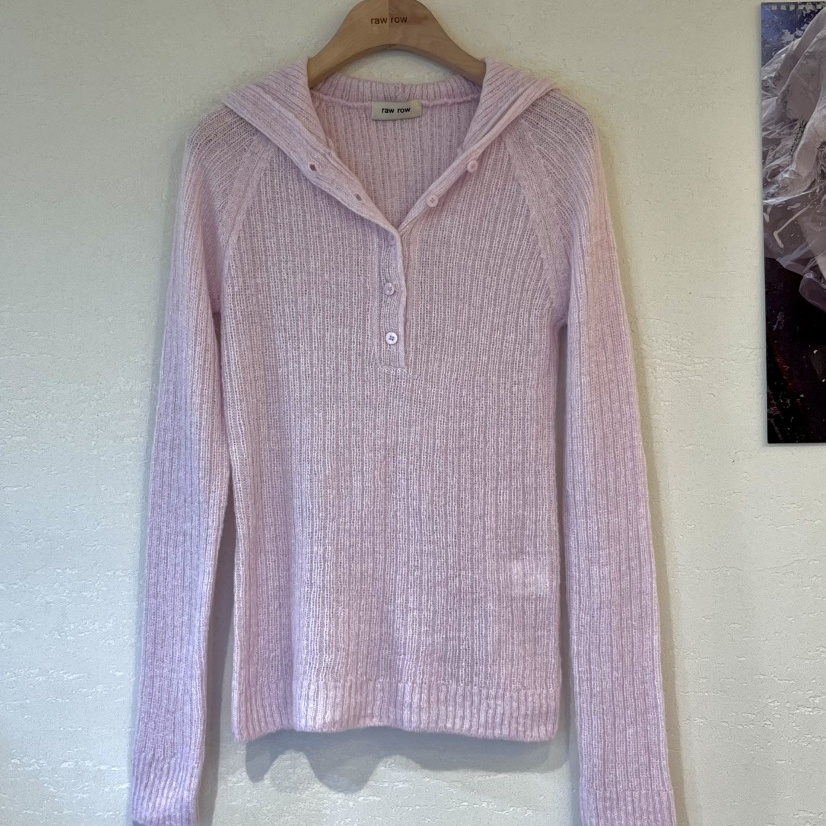 RAWROW东大门㊣实拍女士新款时尚推荐人气针织衫连帽衫羊驼