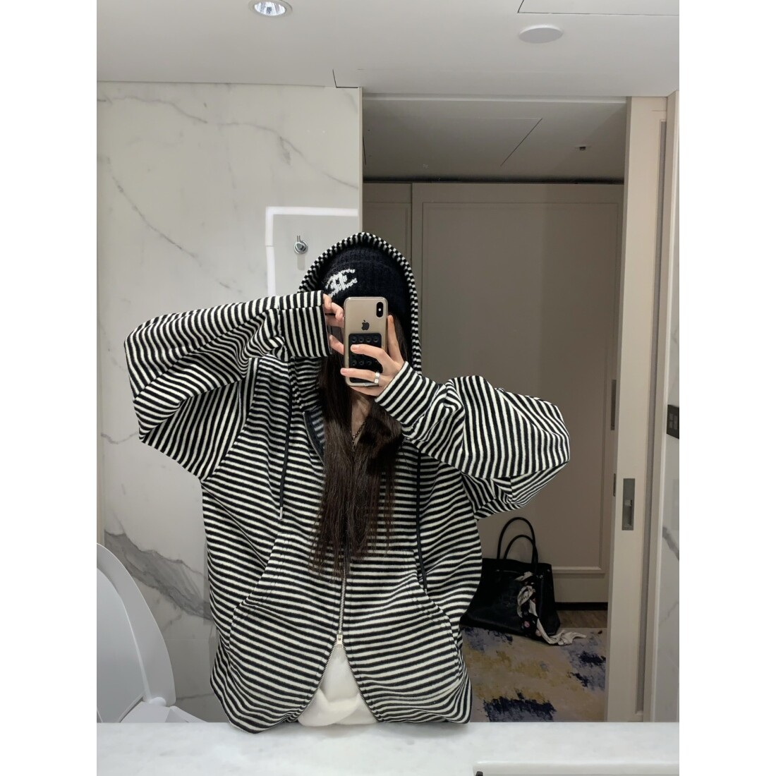 VIRKIN东大门㊣代购女装新品真品人气25秋冬休闲热卖夹克拉链