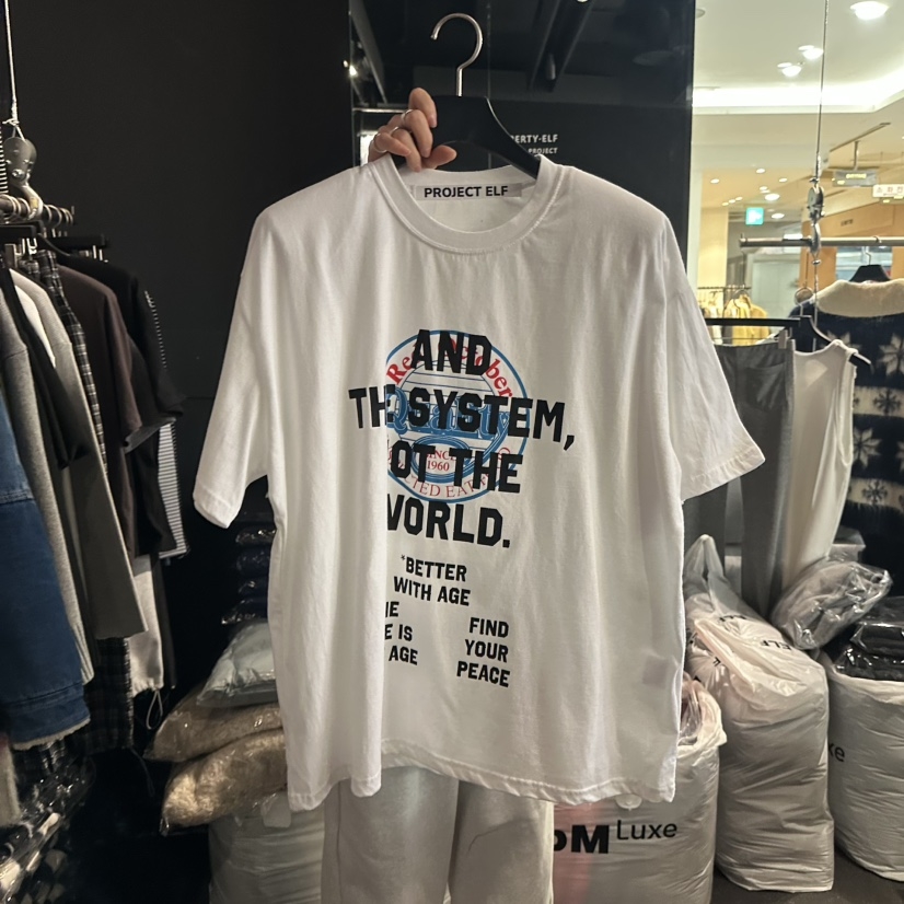 PROJECT ELF/ELF-L韩国直邮㊣女装新款推荐休闲25秋冬T恤