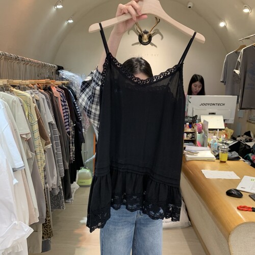 BLACK FRIDAY韩国代购㊣女装新款推荐休闲时尚26春夏吊带背心