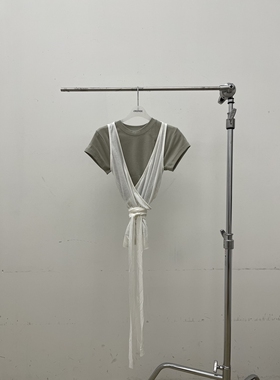 ATMOSPHERE/BLING东大门㊣实拍女士新品休闲时尚T恤假两件