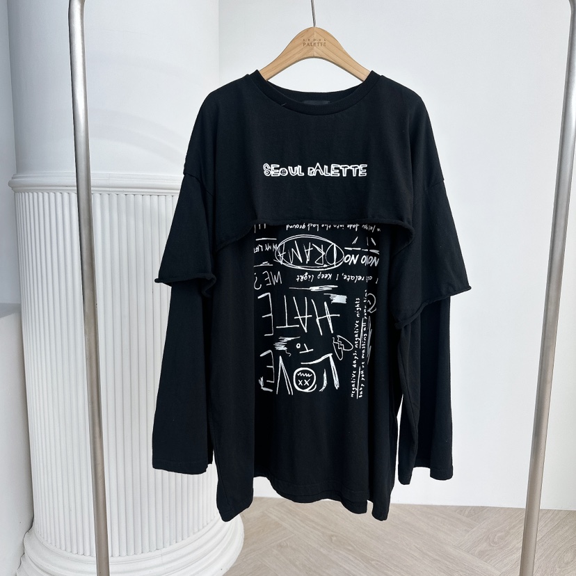 PALETTE东大门㊣直邮女士新品真品休闲时尚25秋冬推荐长袖T恤