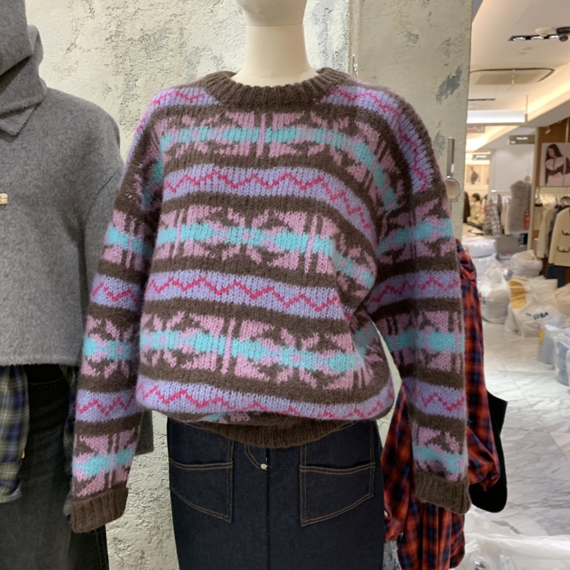 SOLD OUT东大门㊣直邮女装新款休闲人气25秋冬推荐毛衣羊毛