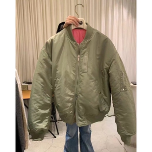 paper moon㊣东大门代购女装26秋季新品热卖短款棉服尼龙两面双