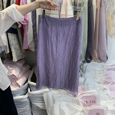 RIVEROOM㊣韩国东大门直邮女士新款时尚人气热卖半身裙中短裙