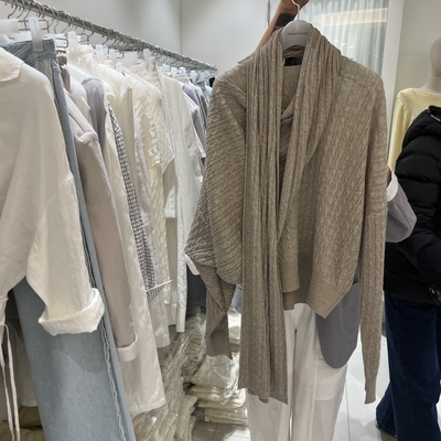 MONDAY TO SUNDAY韩国东大门代购㊣女装新款时尚针织衫含围巾