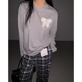 J CRANE韩国代购㊣女士新品人气真品休闲热卖时尚25秋冬长袖T恤