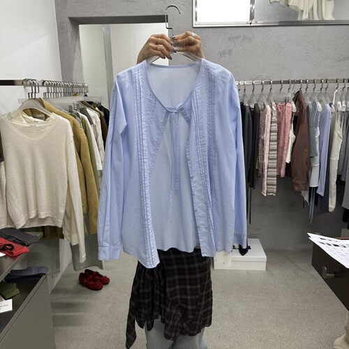 WEARABLE㊣东大门代购女士26秋冬新款推荐真品人气休闲衬衫