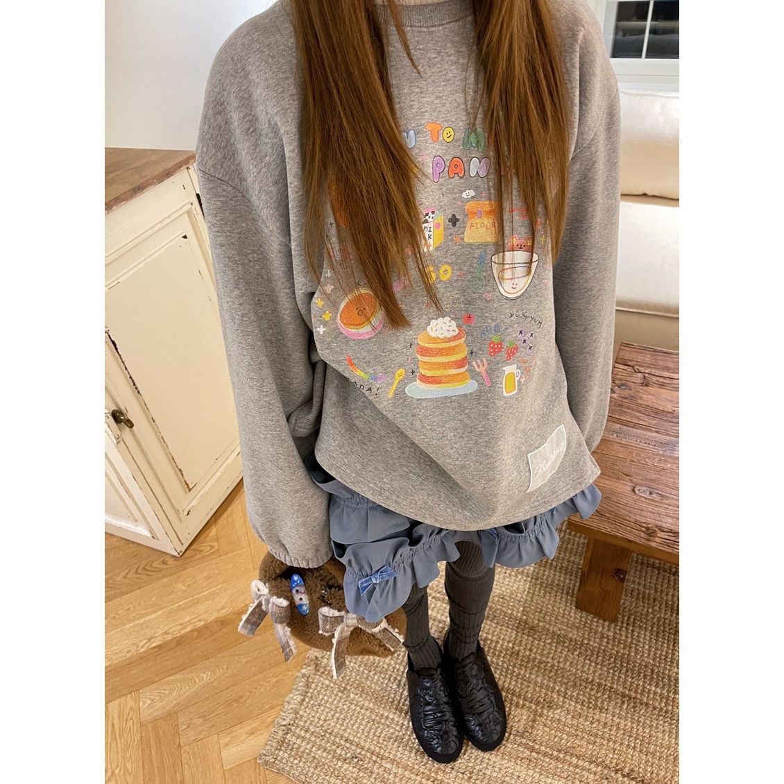 BOUTIQUE-L东大门㊣实拍女装新款推荐休闲热卖时尚25秋冬卫衣