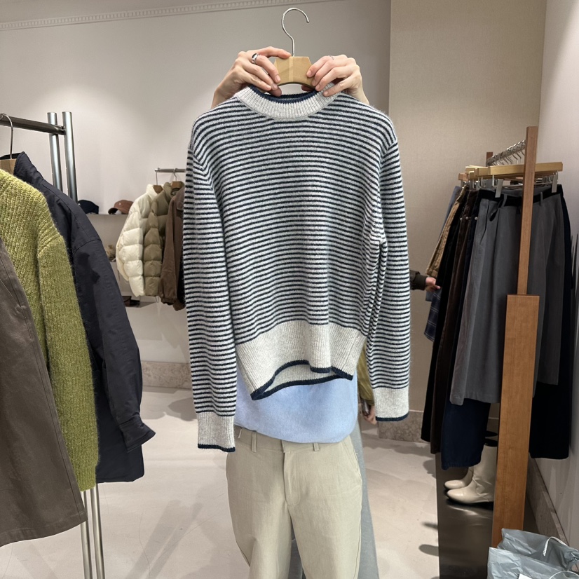 ANDMORE BUTTON东大门㊣代购女士新款时尚休闲热卖人气针织衫