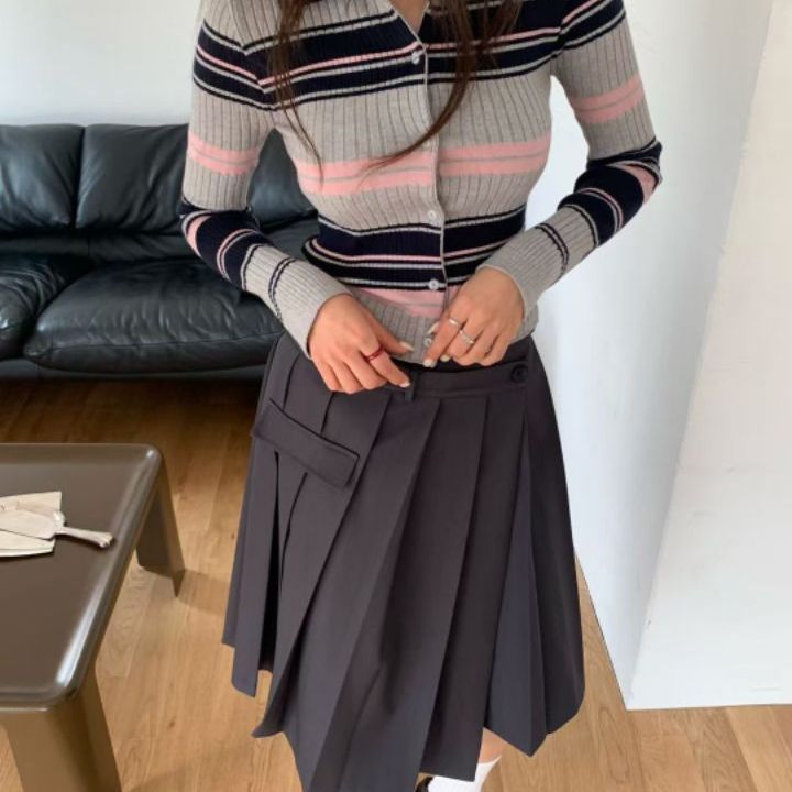 STAY HERE东大门㊣直邮女装新款25秋冬时尚人气休闲针织衫