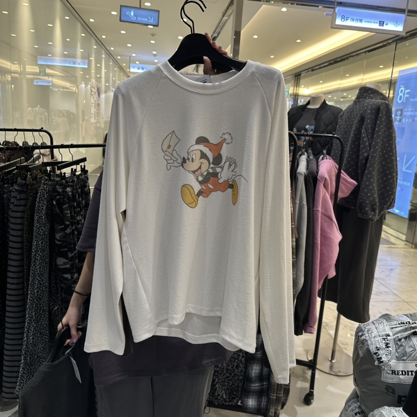 CREDITO东大门㊣代购女装新品人气休闲推荐时尚真品长袖T恤