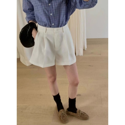 MIELLE-OT韩国代购㊣女装新品休闲推荐时尚人气25秋冬短裤缎面