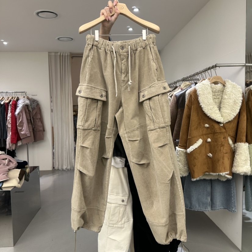 VAULT韩国代购㊣女装新品推荐25秋冬休闲真品热卖时尚休闲裤