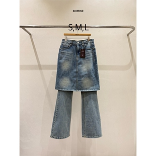 26春夏人气裙裤 SHIRRING㊣韩国直邮实拍女装 热卖 时尚 双层 新品