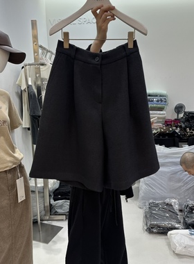 VISUAL SPACE东大门㊣代购女装新款时尚休闲25秋冬短裤羊毛