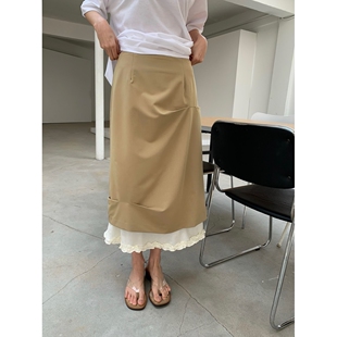 Santa SANTA韩国直邮㊣女士新品 26春夏长裙双层 LOVE