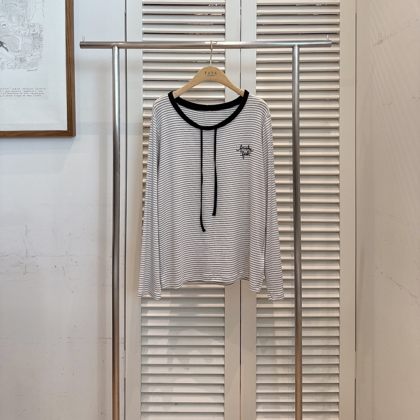 FAVE-L东大门㊣代购女士新品休闲热卖推荐25秋冬时尚长袖T恤