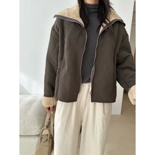 热卖 时尚 25秋冬休闲夹克毛皮 ot东大门㊣实拍女士新品 KIND