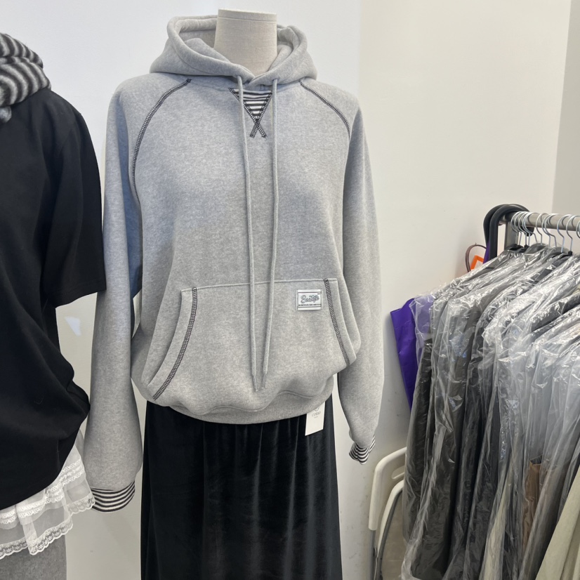 tan-COMO东大门㊣实拍女装新品人气真品时尚25秋冬卫衣内里绒