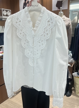 FLat OGI韩国代购㊣女装新款推荐25秋冬热卖真品休闲时尚衬衫