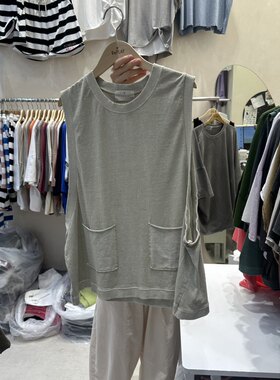 REPLAY㊣韩国东大门直邮女士新品人气推荐26春夏热卖T恤双口袋