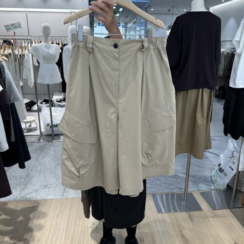 REVE-L㊣东大门实拍26秋季新品真品热卖人气休闲推荐短裤口袋