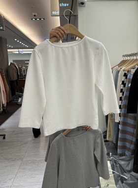 CHAV韩国直邮㊣女士新款人气真品休闲热卖时尚26春夏长袖T恤