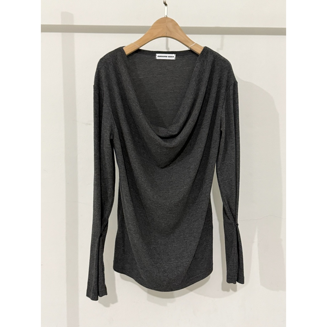 AWESOME SAUCE东大门㊣代购女士新品时尚休闲真品推荐长袖T恤