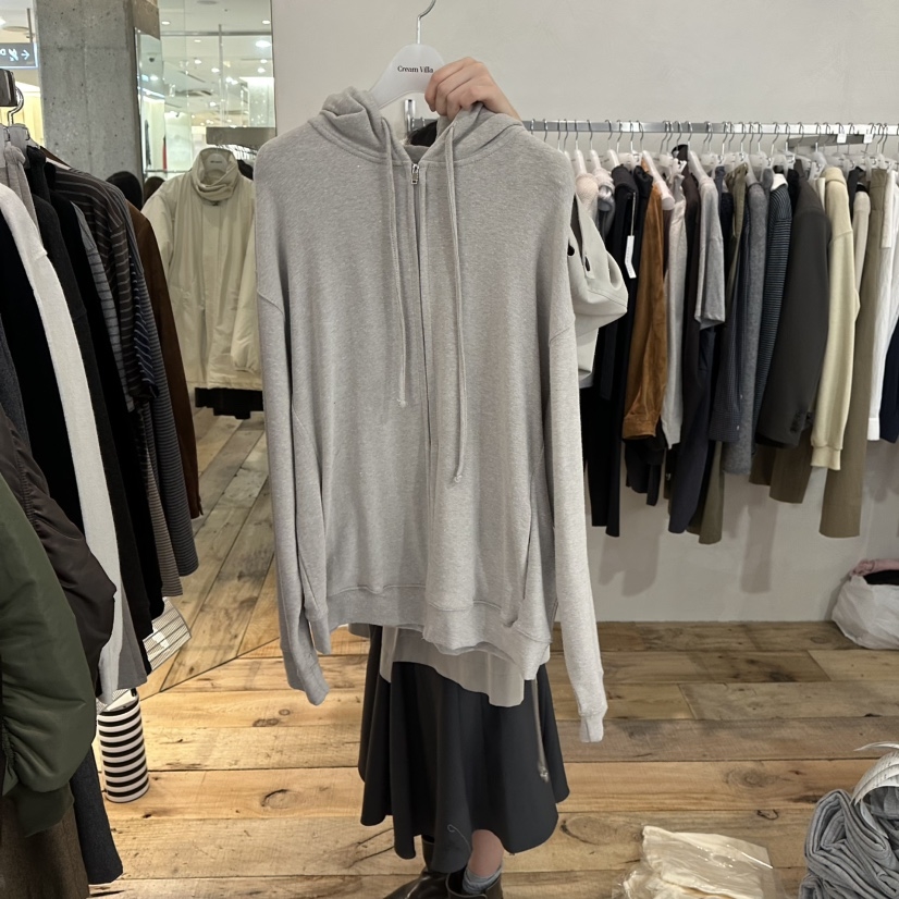CREAMVILLA东大门㊣实拍女装新品时尚热卖人气25秋冬卫衣拉链