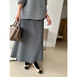 ot东大门㊣代购 热卖 女装 人气25秋冬时尚 真品长裙 新款 KIND