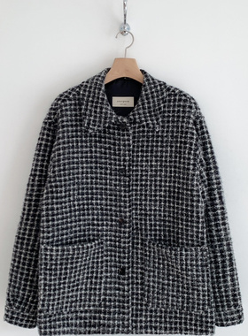 COURGETTE韩国代购㊣女装新品推荐休闲热卖25秋冬真品人气夹克