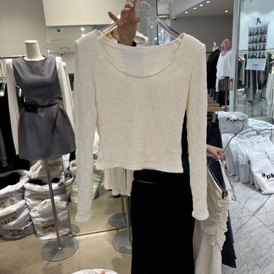 MAGNOLIA36-L㊣韩国东大门直邮女装新品26春夏推荐长袖T恤