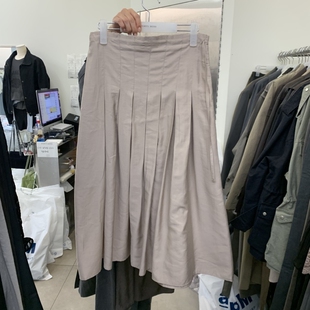 PORTS_MOSS㊣东大门实拍女士26秋冬新品休闲时尚半身裙中短裙