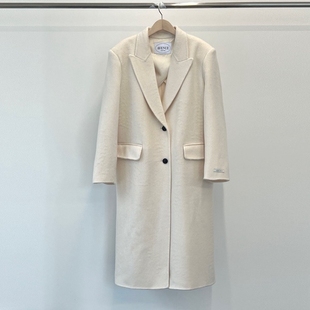 ANOTHER AVENUE东大门㊣直邮女士新品人气中长款大衣羊驼毛混纺