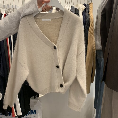 UNDERSTANDING㊣东大门代购女士26秋季新品真品时尚开衫浣熊