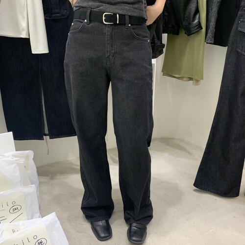 PHILO韩国直邮㊣女士26秋冬新品真品人气热卖牛仔裤不含腰带