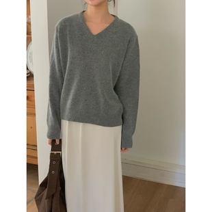 针织衫 LURE东大门㊣实拍女装 25秋冬热卖 休闲时尚 安哥拉 新款