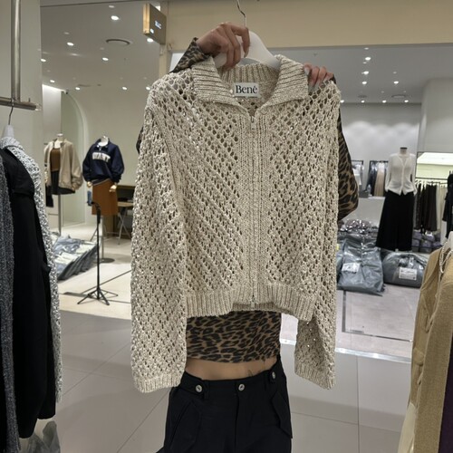 SHOP BENE_Bene㊣东大门代购女装26秋季新品休闲热卖开衫拉链