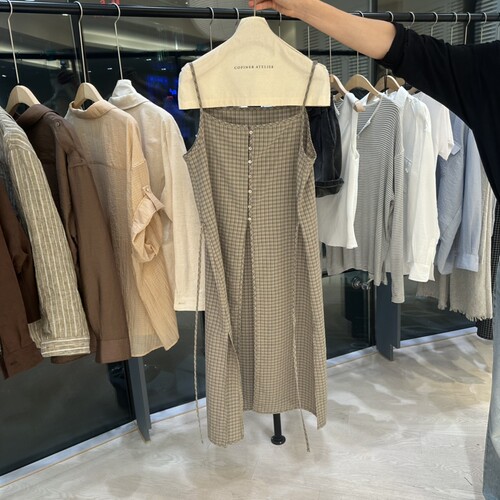 COPINER㊣东大门代购女装26秋季新款真品休闲人气连衣裙OPS
