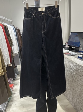 NEROLI 36韩国代购㊣女装新品休闲热卖25秋冬推荐牛仔裤喇叭