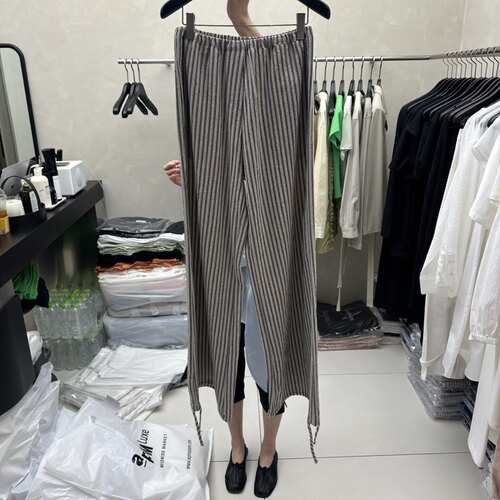 MARINER㊣韩国东大门直邮女装新品推荐人气时尚26春夏休闲裤条纹