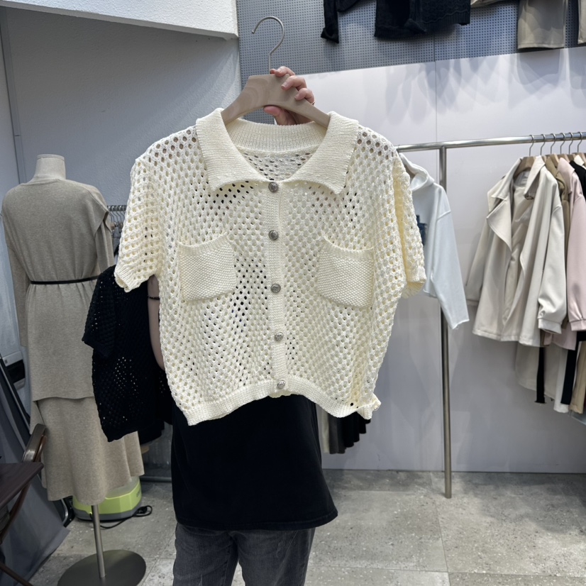 BLOOM-Q东大门㊣实拍女士新品热卖休闲真品推荐针织衫开衫